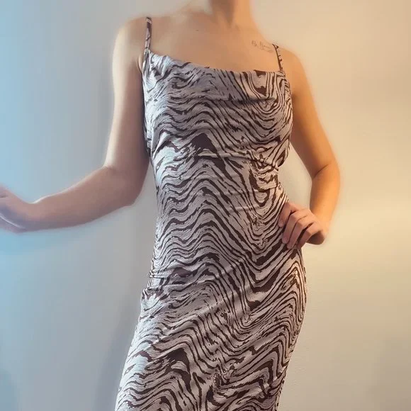 nakd ribbed dress Na-Kd | Dresses | Nwot Nakd Ribbed Bare Shoulder Black Midi Dress